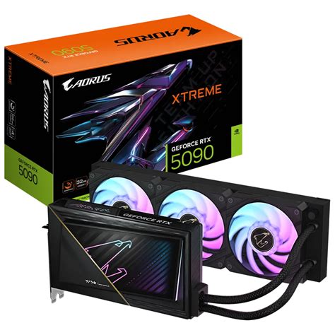 GIGABYTE nVidia GeForce RTX 5090 AORUS EXTREME W  - 32GB GDDR7; 512-Bit Memory Bus; 1x HDMI; 3x DisplayPort; Min 1000W PSU. 